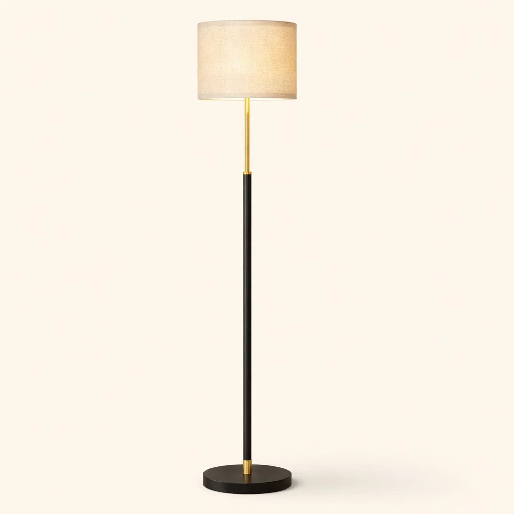 Stehleuchte – Schwarz & Gold