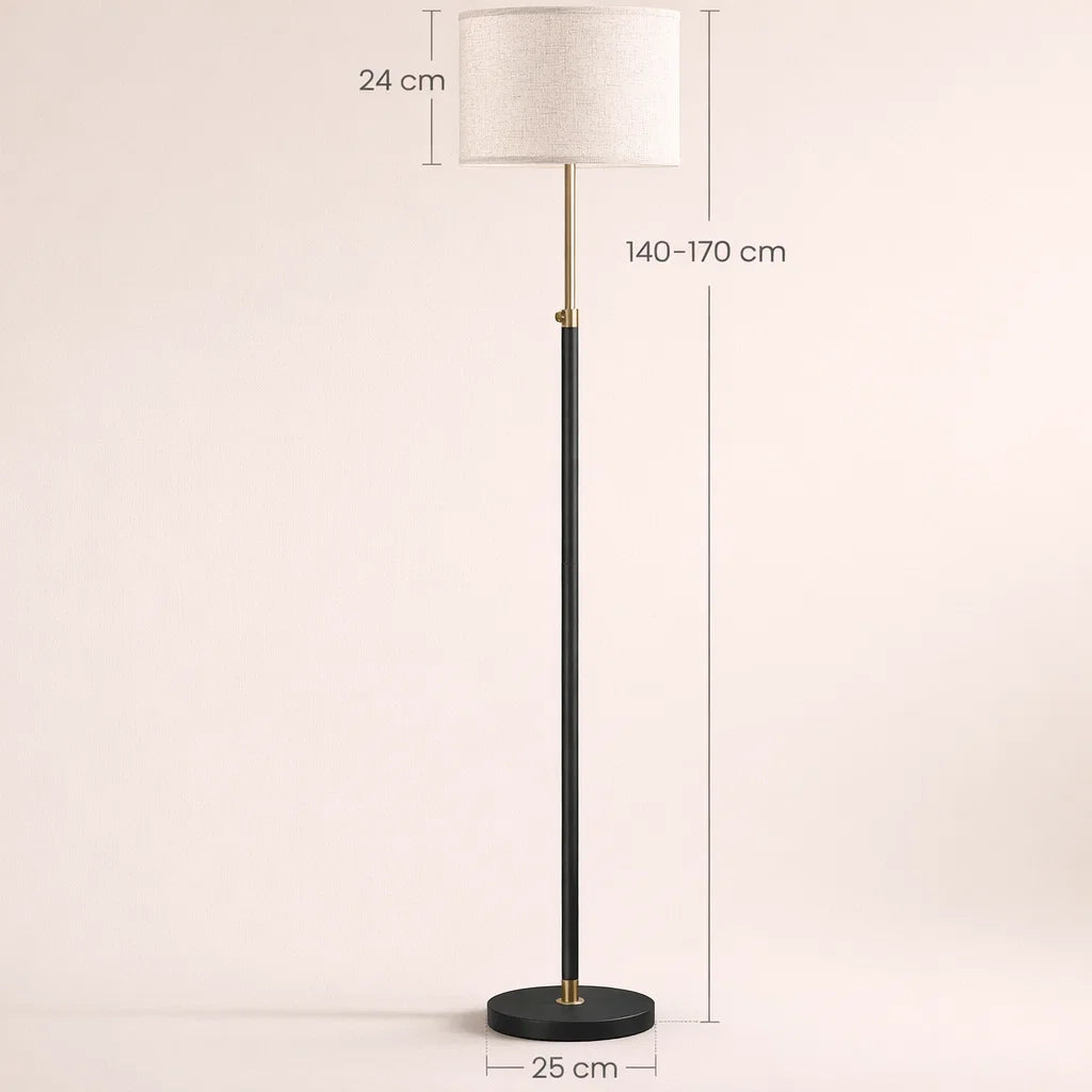 Stehleuchte – Schwarz & Gold