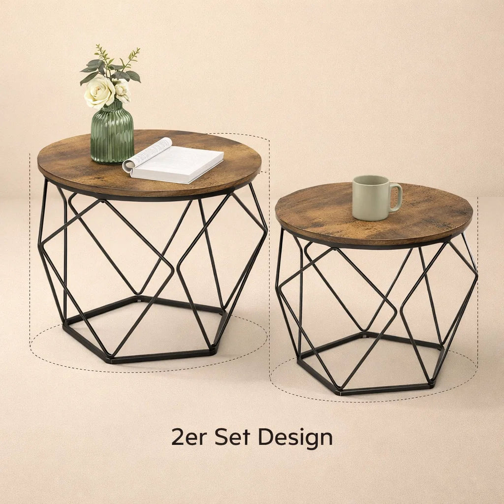 Industrial Couchtisch Set