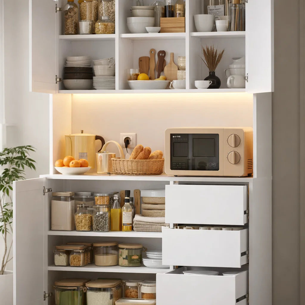 LED Küchenbuffet Schrank