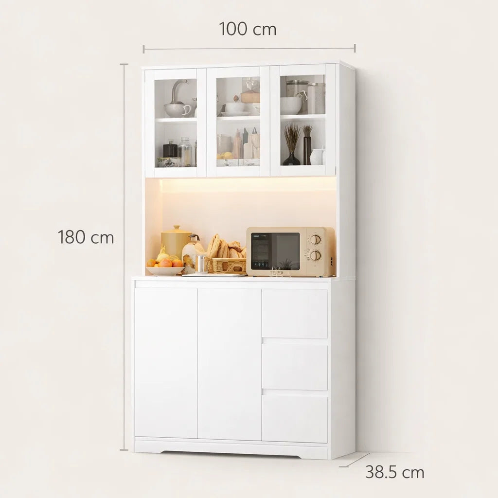 LED Küchenbuffet Schrank